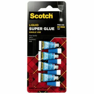 Scotch Super Glue Liquid - 0.05 grams Single-Use Tubes
