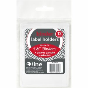 C-Line Self-Adhesive Binder Labels