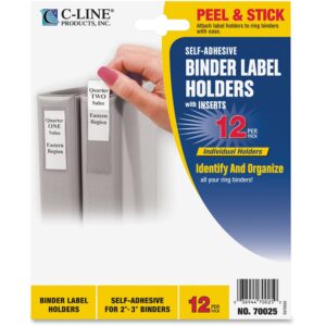 C-Line Self-Adhesive Binder Labels
