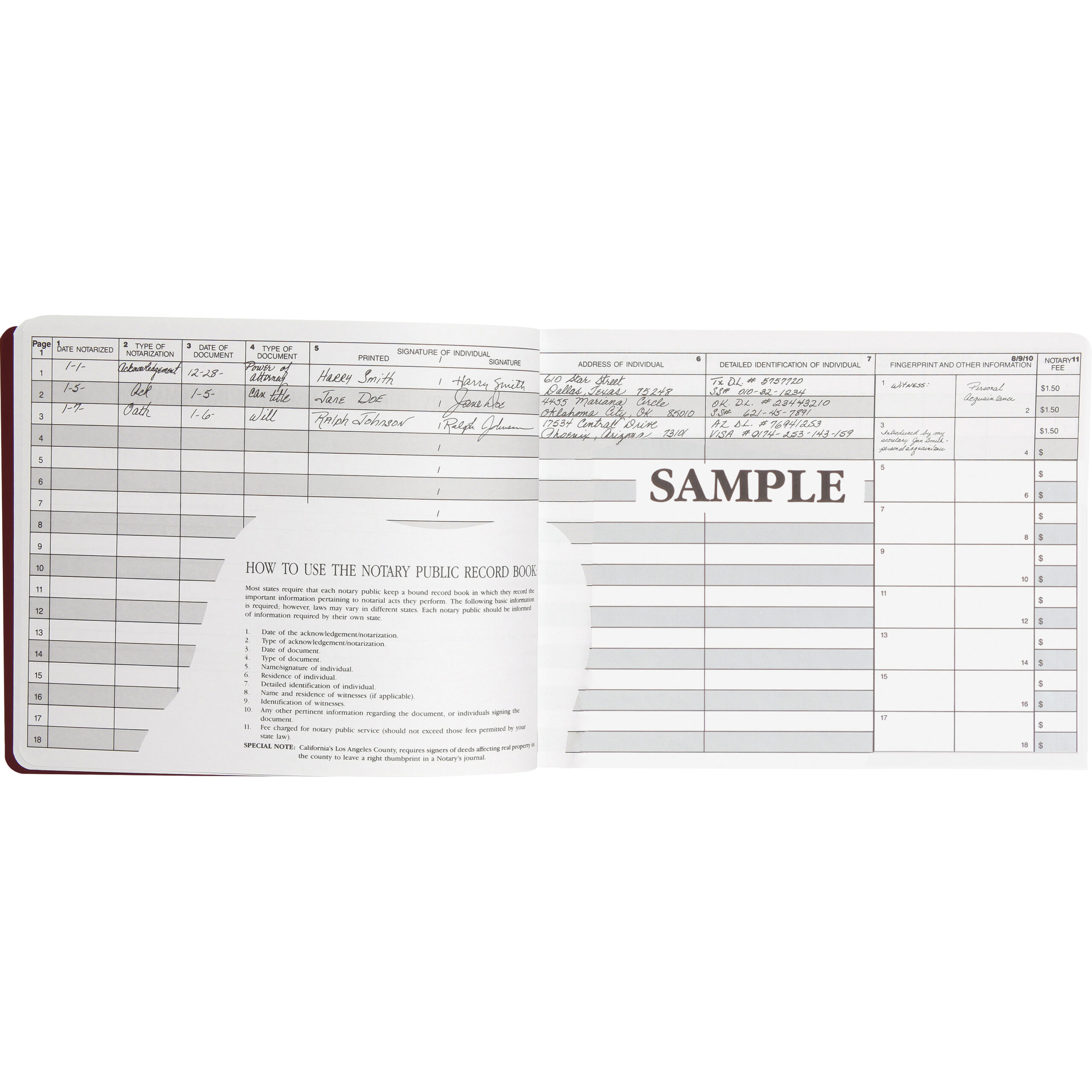 Dome Notary Public Book - Image 4