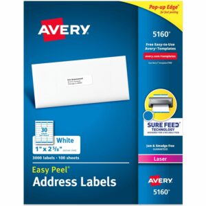 Avery® Easy Peel® Address Labels with Sure Feed™ Technology