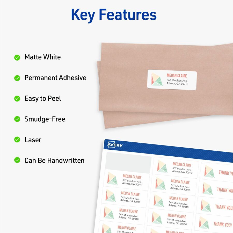 Avery® Easy Peel® Address Labels with Sure Feed™ Technology - Image 4