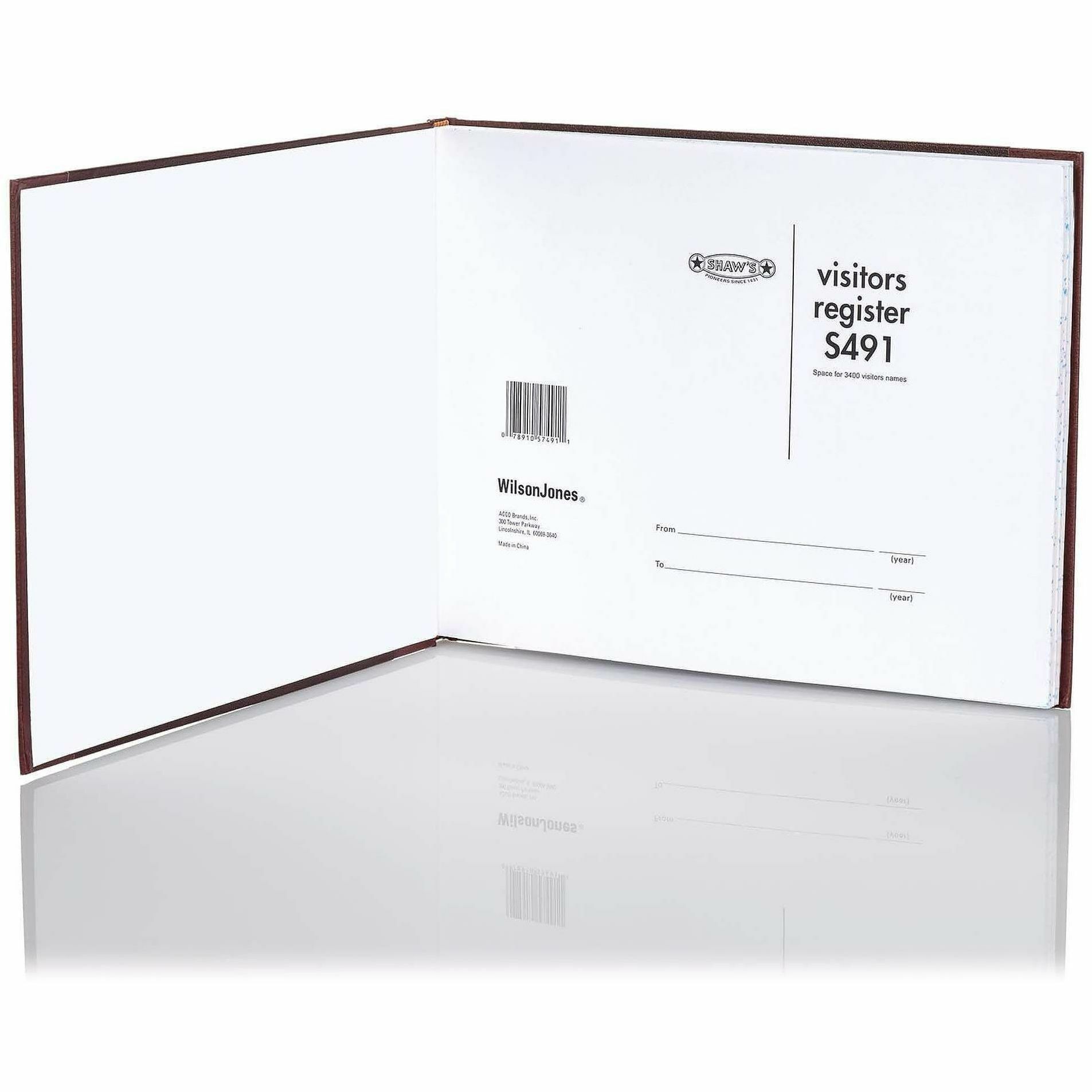 Wilson Jones Visitors Register Book - Image 4