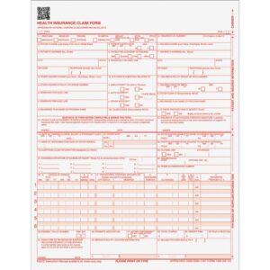 TOPS CMS-1500 Laser Printer Forms