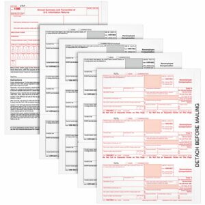 TOPS 5-part 1099-NEC Tax Forms
