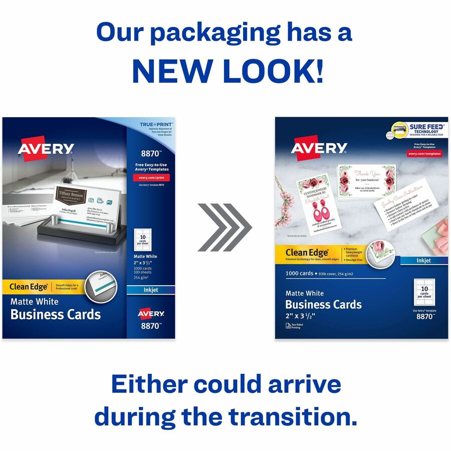 Avery® Clean Edge Business Cards - Image 5